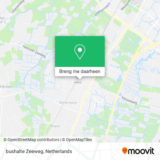 bushalte Zeeweg kaart