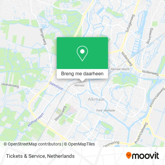 Tickets & Service kaart