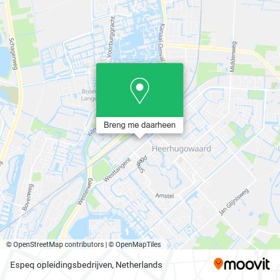 Espeq opleidingsbedrijven kaart