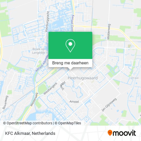 KFC Alkmaar kaart