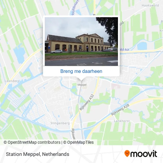 Station Meppel kaart