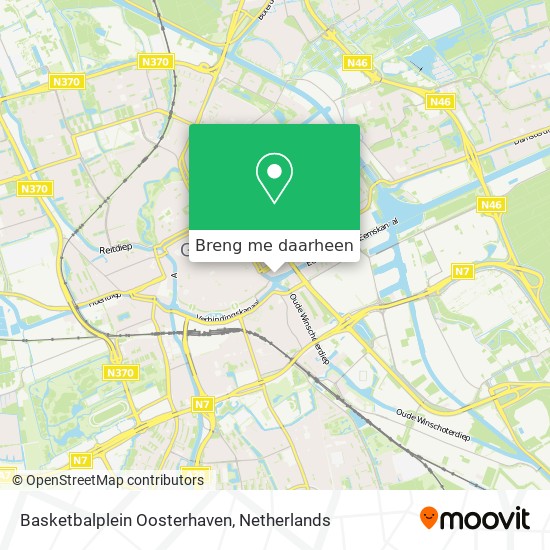 Basketbalplein Oosterhaven kaart