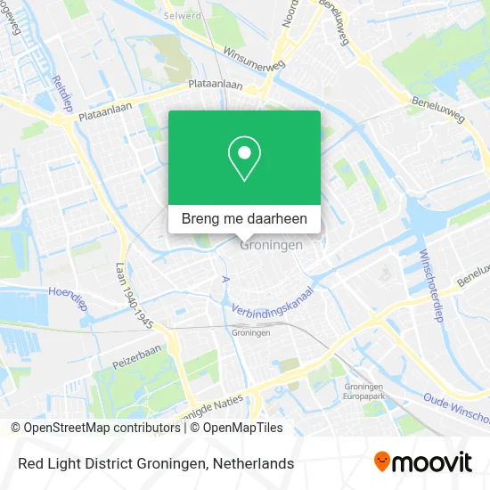 Red Light District Groningen kaart