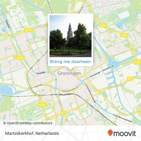 Martinikerkhof kaart