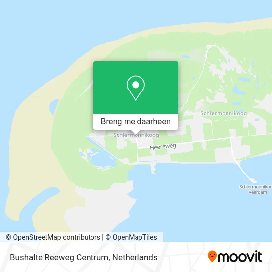 Bushalte Reeweg Centrum kaart