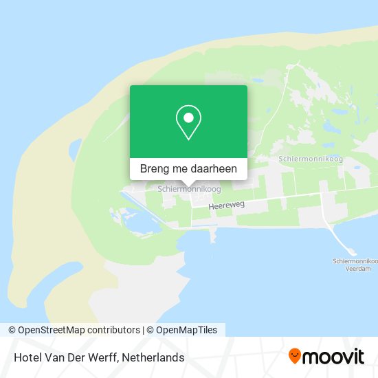 Hotel Van Der Werff kaart