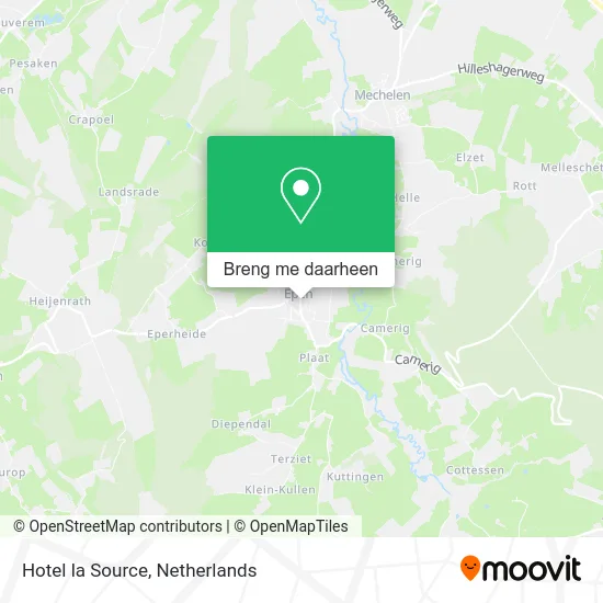 Hotel la Source kaart