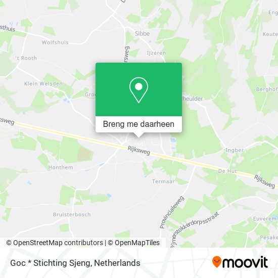 Goc * Stichting Sjeng kaart