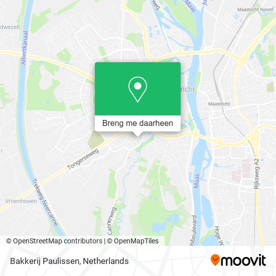 Bakkerij Paulissen kaart