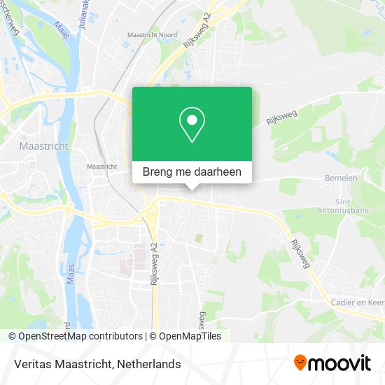 Veritas Maastricht kaart