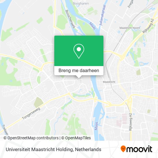 Universiteit Maastricht Holding kaart