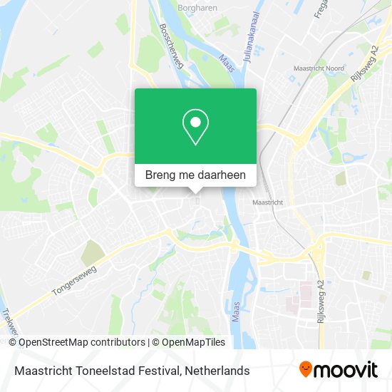 Maastricht Toneelstad Festival kaart