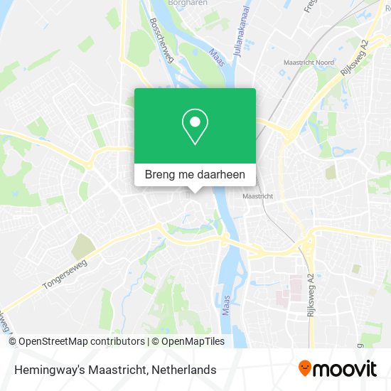 Hemingway's Maastricht kaart