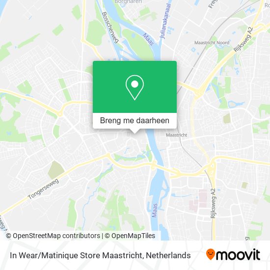 In Wear / Matinique Store Maastricht kaart