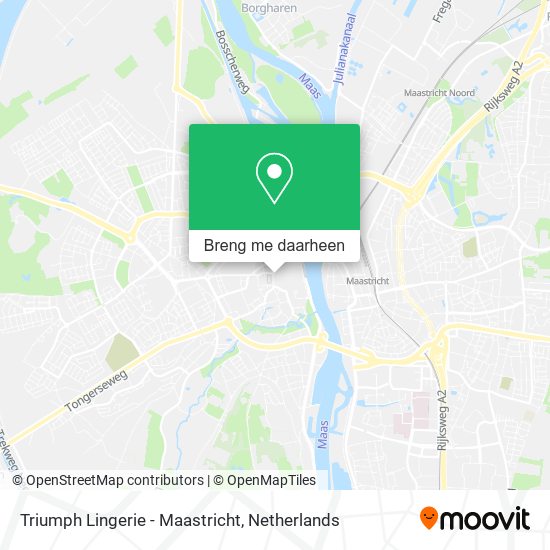 Triumph Lingerie - Maastricht kaart
