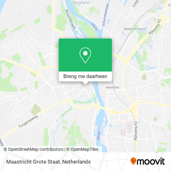 Maastricht Grote Staat kaart