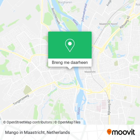 Mango in Maastricht kaart