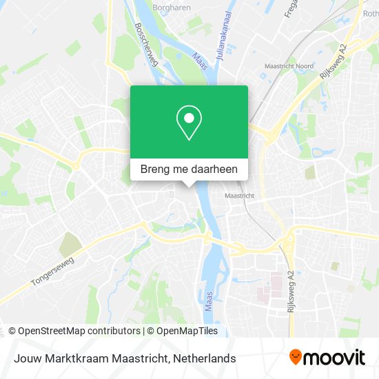 Jouw Marktkraam Maastricht kaart