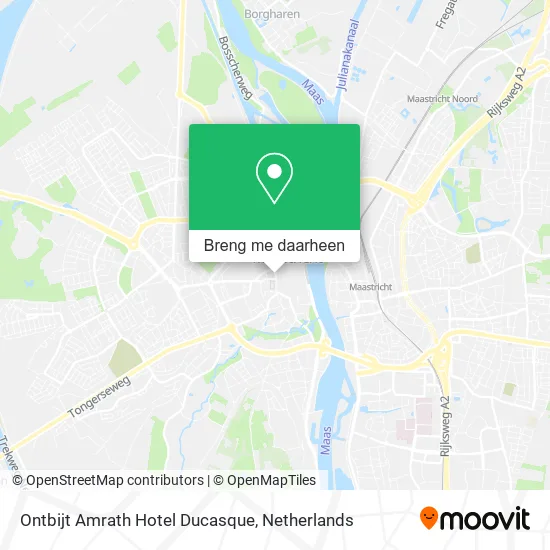 Ontbijt Amrath Hotel Ducasque kaart