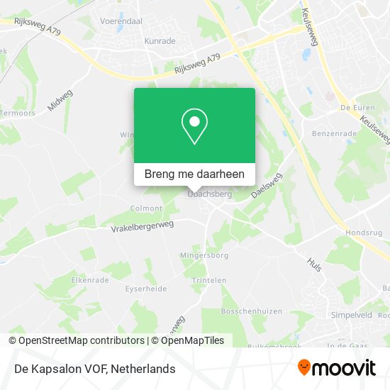 De Kapsalon VOF kaart