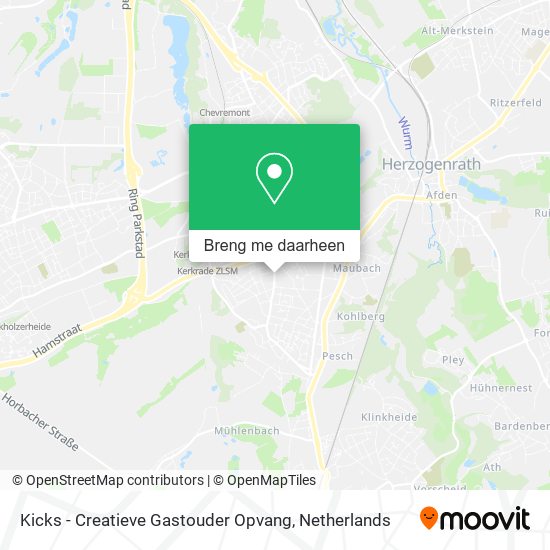 Kicks - Creatieve Gastouder Opvang kaart