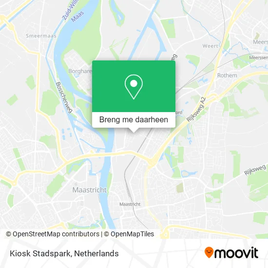 Kiosk Stadspark kaart