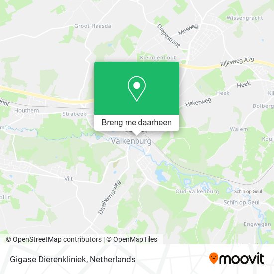 Gigase Dierenkliniek kaart