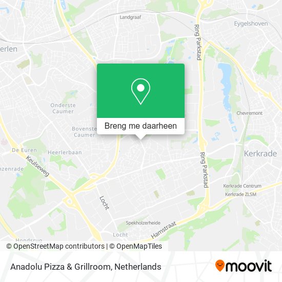 Anadolu Pizza & Grillroom kaart