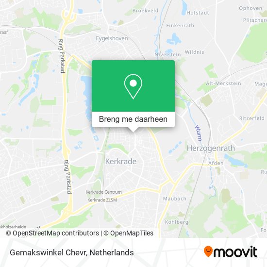 Gemakswinkel Chevr kaart