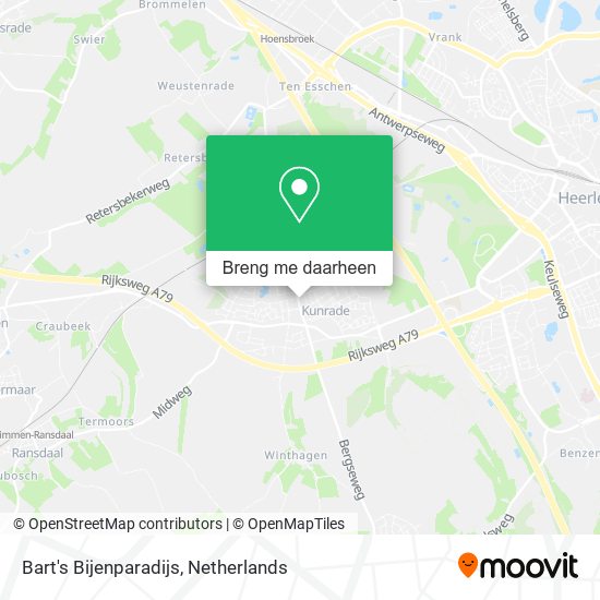 Bart's Bijenparadijs kaart