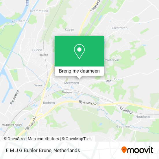 E M J G Buhler Brune kaart
