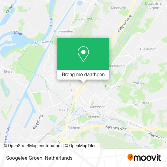 Soogelee Groen kaart