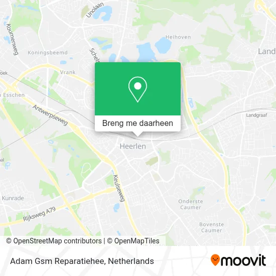 Adam Gsm Reparatiehee kaart