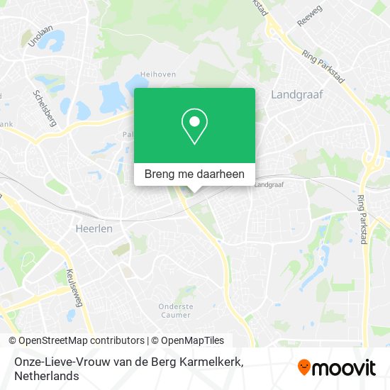 Onze-Lieve-Vrouw van de Berg Karmelkerk kaart