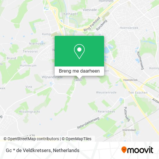 Gc * de Veldkretsers kaart