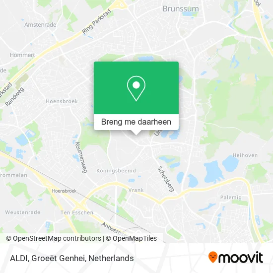 ALDI, Groeët Genhei kaart
