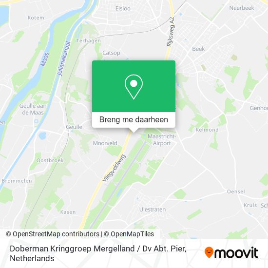 Doberman Kringgroep Mergelland / Dv Abt. Pier kaart