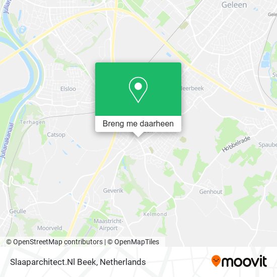 Slaaparchitect.Nl Beek kaart