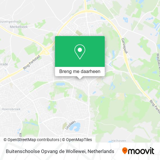 Buitenschoolse Opvang de Wollewei kaart