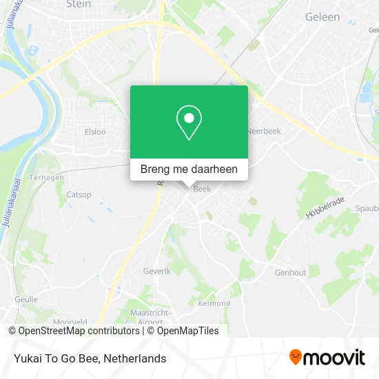 Yukai To Go Bee kaart