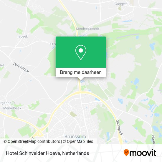 Hotel Schinvelder Hoeve kaart