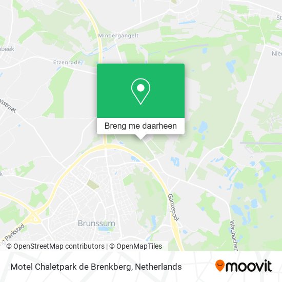 Motel Chaletpark de Brenkberg kaart