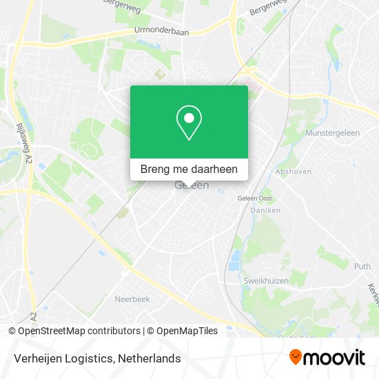 Verheijen Logistics kaart