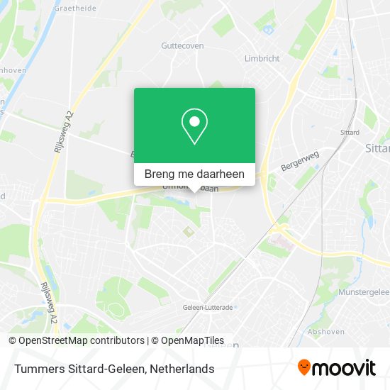 Tummers Sittard-Geleen kaart