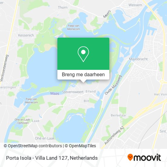 Porta Isola - Villa Land 127 kaart