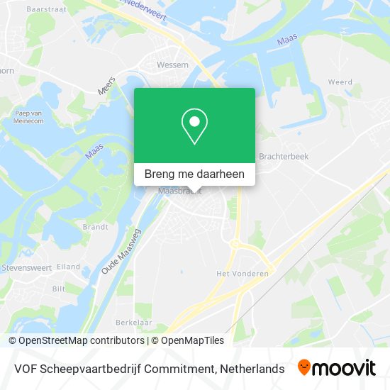 VOF Scheepvaartbedrijf Commitment kaart