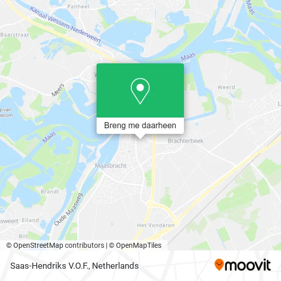 Saas-Hendriks V.O.F. kaart