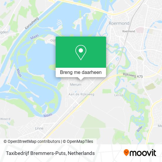 Taxibedrijf Bremmers-Puts kaart