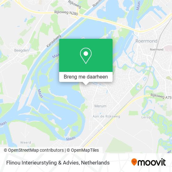 Flinou Interieurstyling & Advies kaart