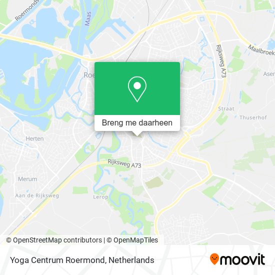 Yoga Centrum Roermond kaart